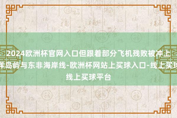 2024欧洲杯官网入口但跟着部分飞机残败被冲上印度洋岛屿与东非海岸线-欧洲杯网站上买球入口-线上买球平台